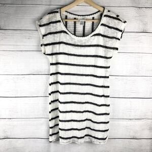Motherhood Maternity Striped Knit Mini Dress S